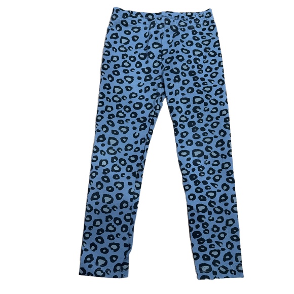 Carter's Leggings Kids Size 2T Blue Black Leopard Print Activewear Playful - Picture 1 of 4